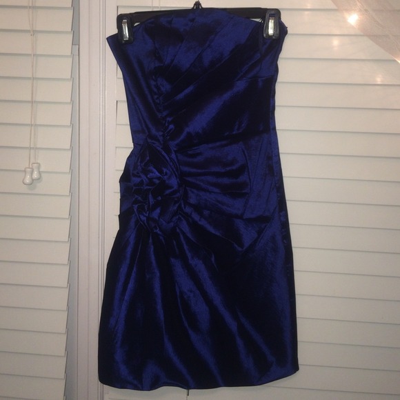 navy formal dress