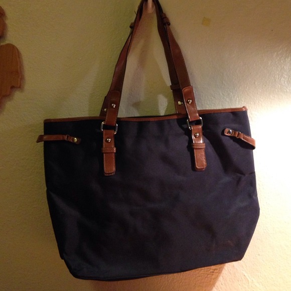 Blue Merona tote