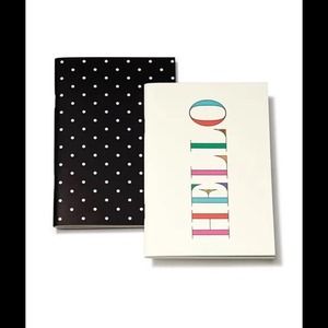 Set of 2 cute kate spade New York journal notebook