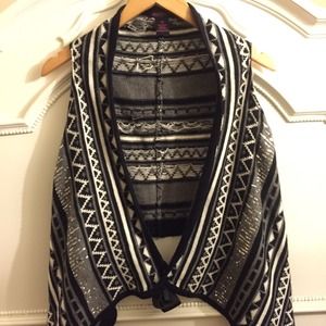 Cozy Winter Print Vest