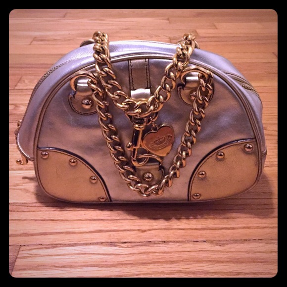 🎊🎉HP🎉🎊Juicy couture silver and gold purse - Picture 1 of 4