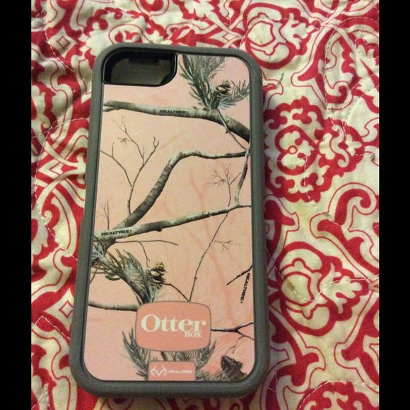 Pink Camo iPhone 5c Otterbox Case