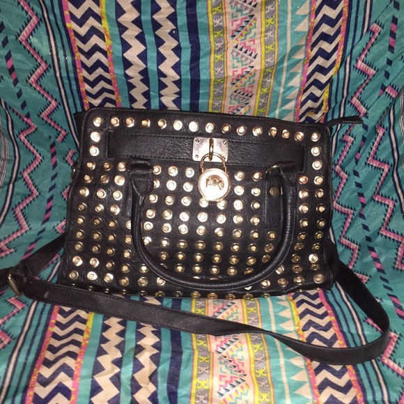 Small black handbag