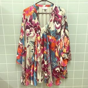 Floral Kimono Dress