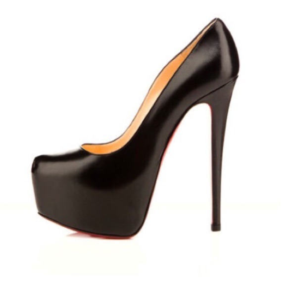 6" Pointed-toe Red Bottom Spike Heel Pumps