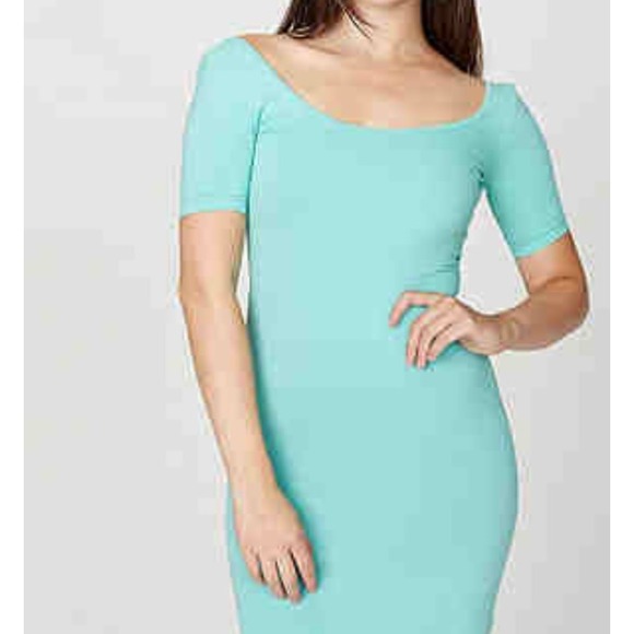 American Apparel Double U Jersey Cotton Dress