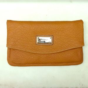 Nine West clutch/crossbody in camel