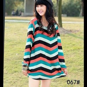 PULL OVER COLORED ZIGZAG