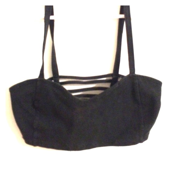 Classic black Brandy Melville crop top