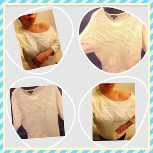 White knit Sweater