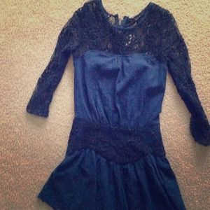 Free People gauze and lace dress, Size0