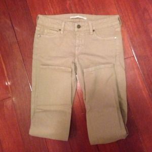 VINCE Khaki stretchy  skinny jeans
