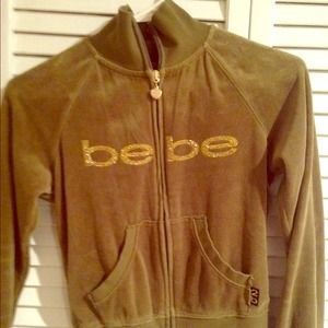 Bebe Velour jumpsuit