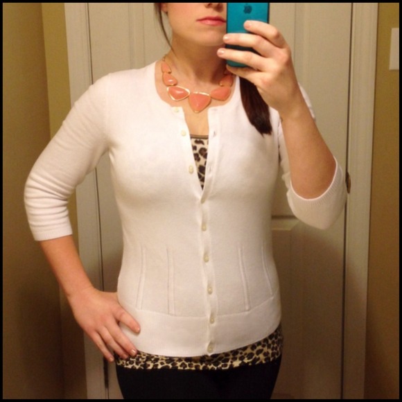 White Cardigan