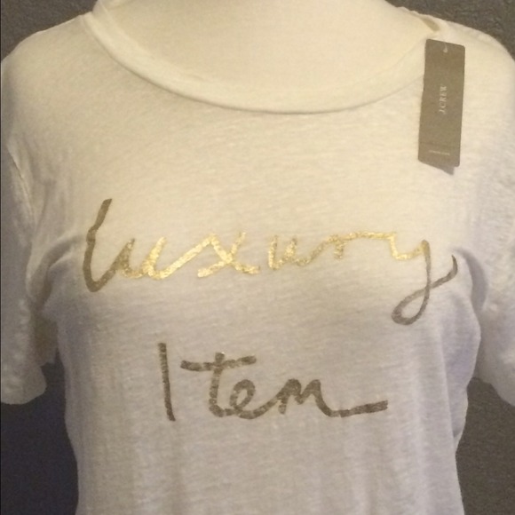 NWT J. Crew Luxury Item T Shirt Medium