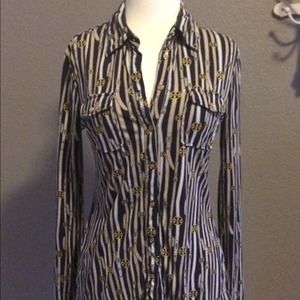 Tory Burch size Medium Button Blouse