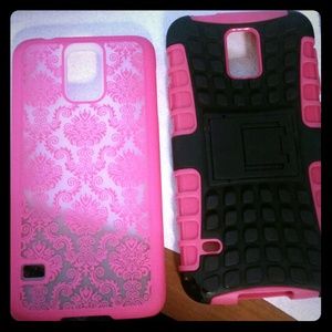 Set of two Samsung Galaxy S5 phone cases