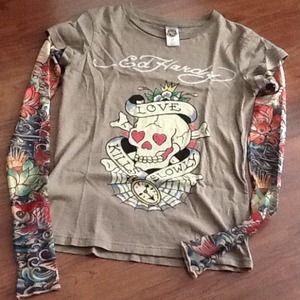 💯Ed Hardy shirt