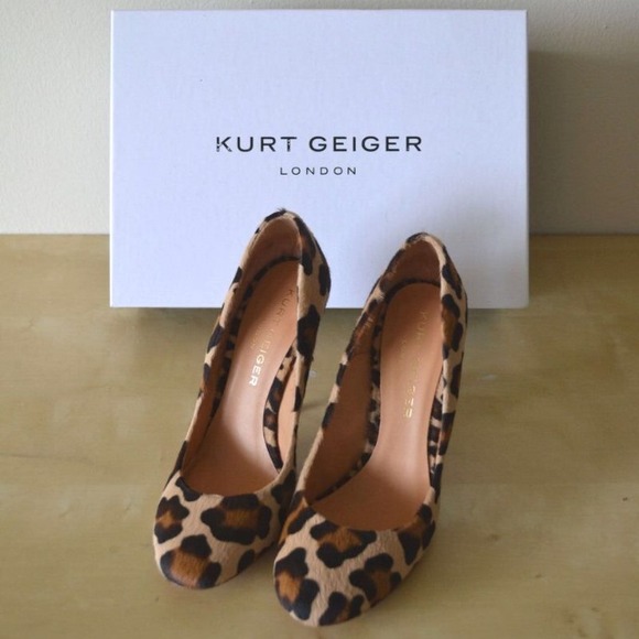 SOLD! Kurt Geiger London leopard print pumps - Picture 2 of 4