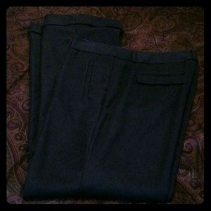 Navy blue trousers
