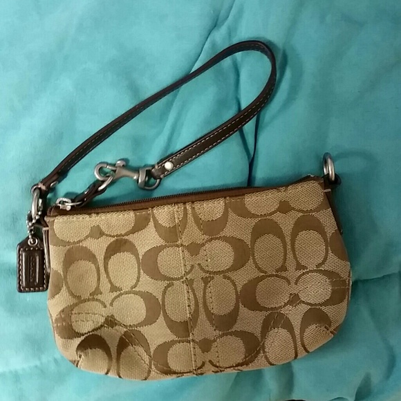 Coach signiture wristlet