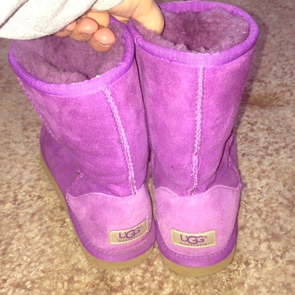 Purple UGG boots