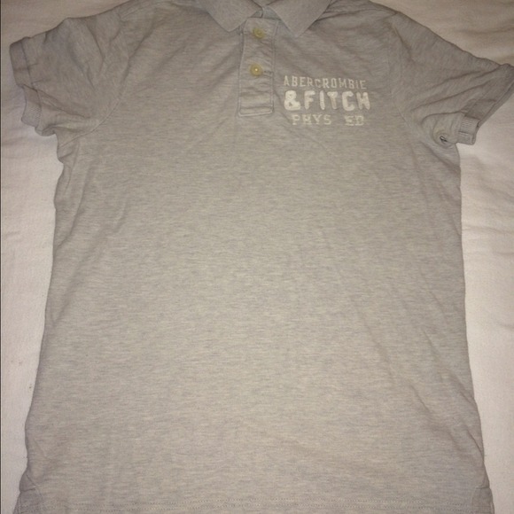 Three Abercrombie and Fitch polo shirts