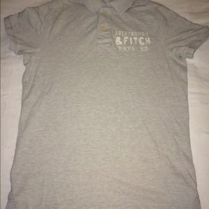 Three Abercrombie and Fitch polo shirts