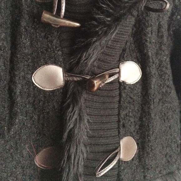 HP Faux shearling short coat - Picture 2 of 4