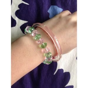 Swarovski crystal Bracelet with free bangle