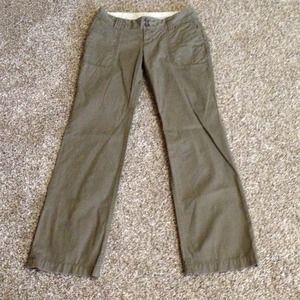 Banana Republic green khaki pants