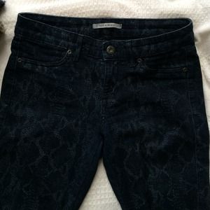 Rich & Skinny snakeskin print jeans