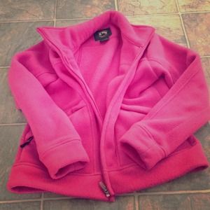 Pink fleece jacket