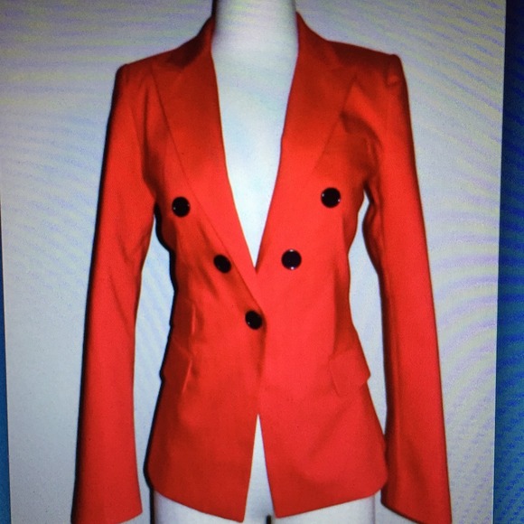 Express Red Blazer Jacket.
