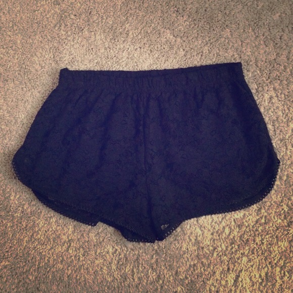 H&M Black Lace Shorts