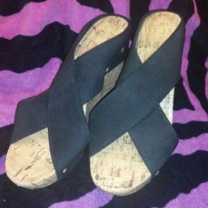 Black and Cork wedges