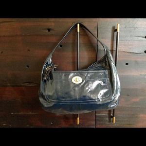 Coach Ergo Large Patent Leather Hobo Bag