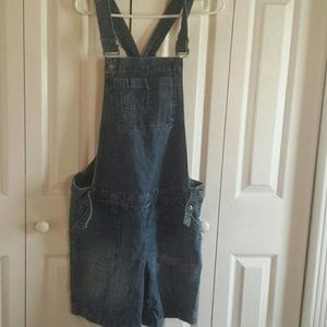 Maternity short overalls