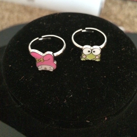 Melody & keroppi rings