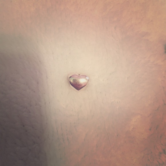 Pandora charm- big smooth heart