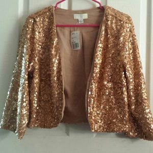 Sequin Bronze Blazer