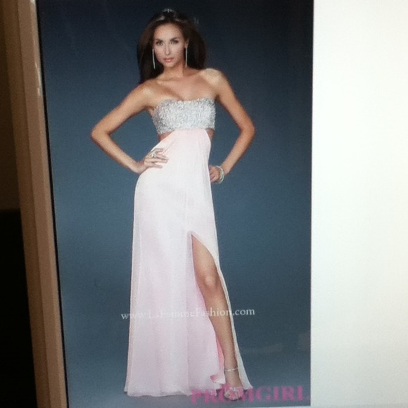 La Femme Dresses & Skirts - Strapless prom dress