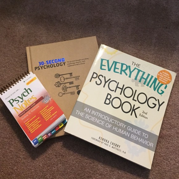Bundle of 3 excellent Psychology study guide books