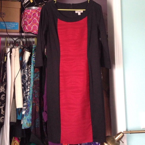 Knee length winter dress