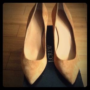 J.crew suede pumps