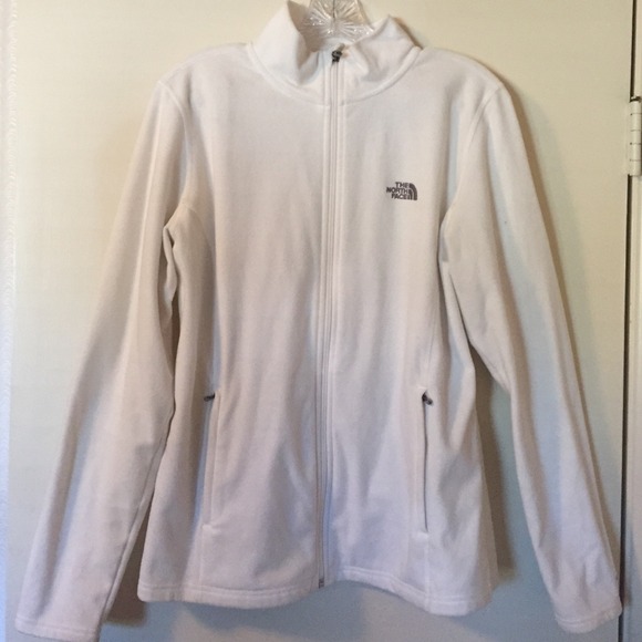 The North Face Outerwear - Fleece white north face in great condition!