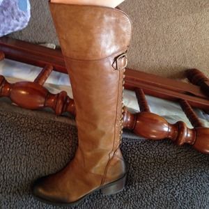 Vince Camuto Tall Leather Boot with Studded back