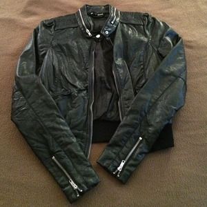 H&M leather jacket
