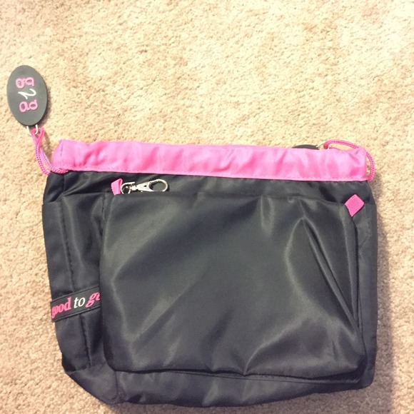 NWOT!! Black and hot pink purse organizer!
