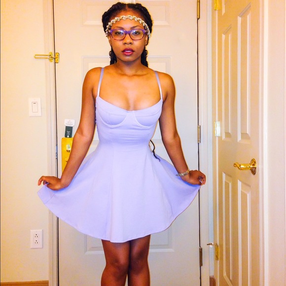 American Apparel Lavender Underwire Dress